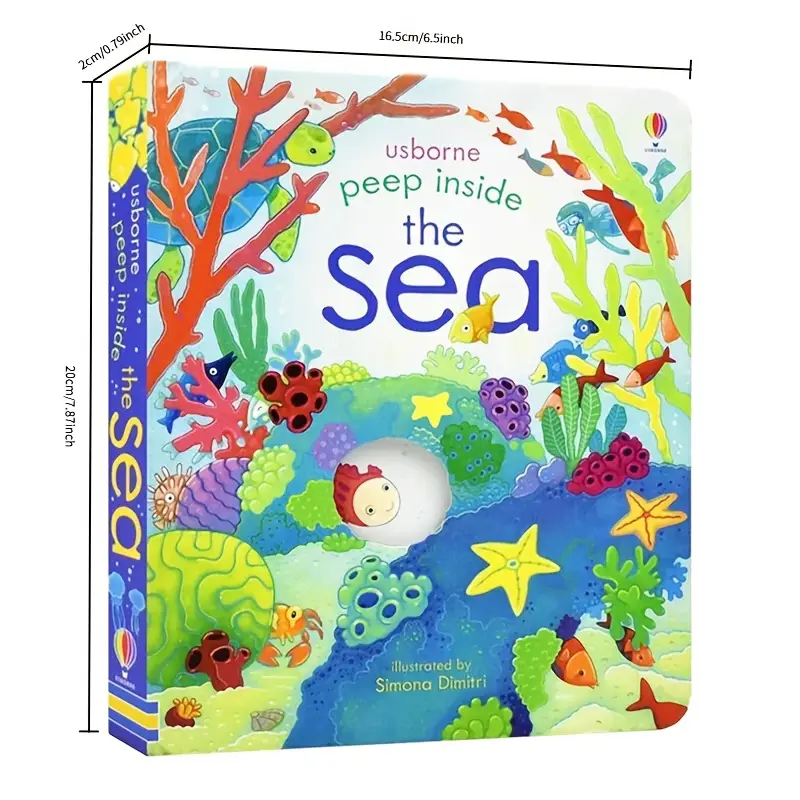 Usborne Peep Inside The Sea: Interactive Pop-Up Book for Toddlers & Kids